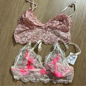Free People Bralette Bundle (2) New/NWOT